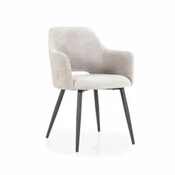 Eetkamerstoel Esmee met armleuning - Beige - Loft24.nl