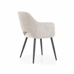 Eetkamerstoel Esmee met armleuning - Beige - Loft24.nl