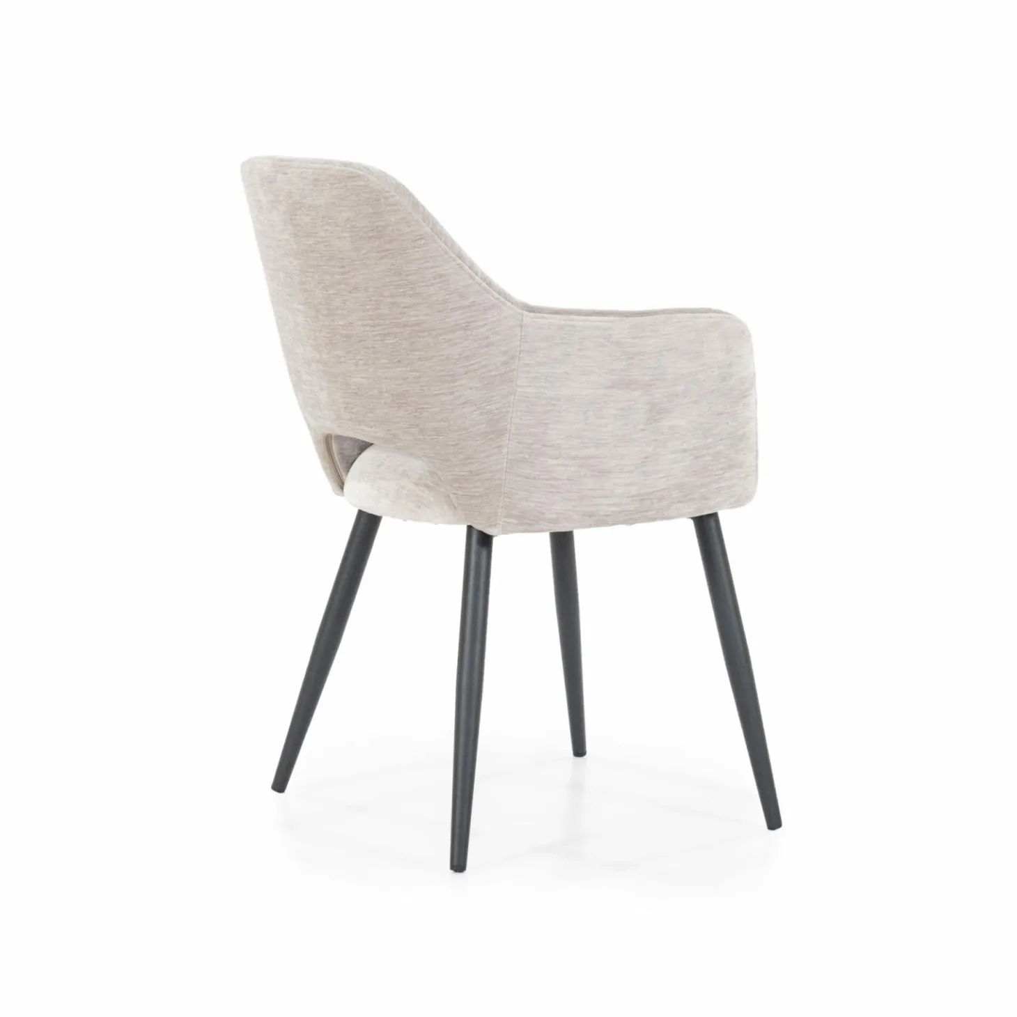 Eetkamerstoel Esmee met armleuning - Antraciet - Loft24.nl