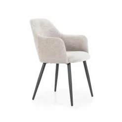 Eetkamerstoel Esmee met armleuning - Antraciet - Loft24.nl