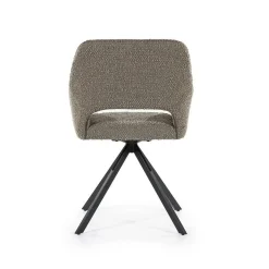 Eetkamerstoel Fabio Bouclé - Bruin - Loft24.nl