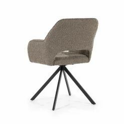 Eetkamerstoel Fabio Bouclé - Bruin - Loft24.nl