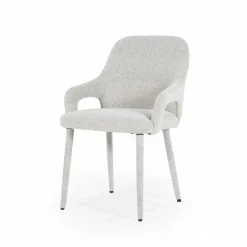 Eetkamerstoel Fika Bouclé - kleur Beige - Loft24.nl