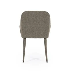 Eetkamerstoel Fika Bouclé - kleur Bruin - Loft24.nl