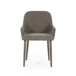 Eetkamerstoel Fika Bouclé - kleur Bruin - Loft24.nl