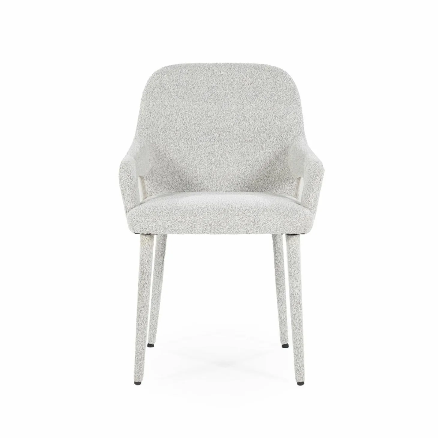 Eetkamerstoel Fika Bouclé - kleur Bruin - Loft24.nl