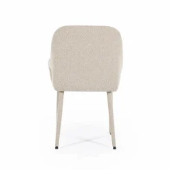 Eetkamerstoel Fika Bouclé - kleur Taupe - Loft24.nl