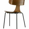 Eetkamerstoel Form met zwarte poot - Bruin - Loft24.nl
