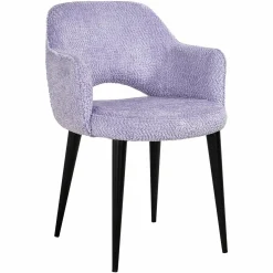 Eetkamerstoel Giovanna Chenille kleur Lavender - Loft24.nl