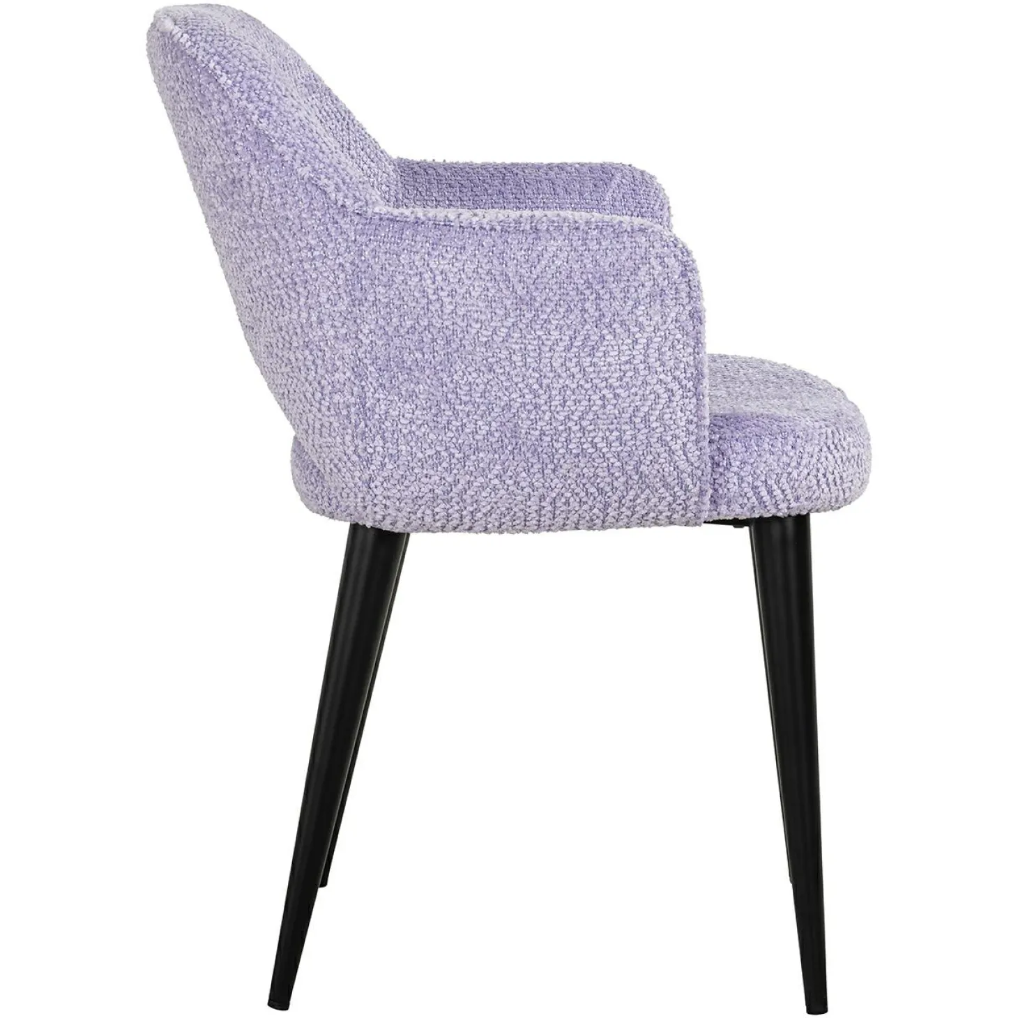 Eetkamerstoel Giovanna Chenille kleur Lavender - Loft24.nl