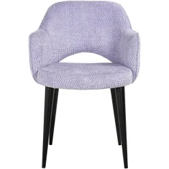 Eetkamerstoel Giovanna Chenille kleur Lavender - Loft24.nl