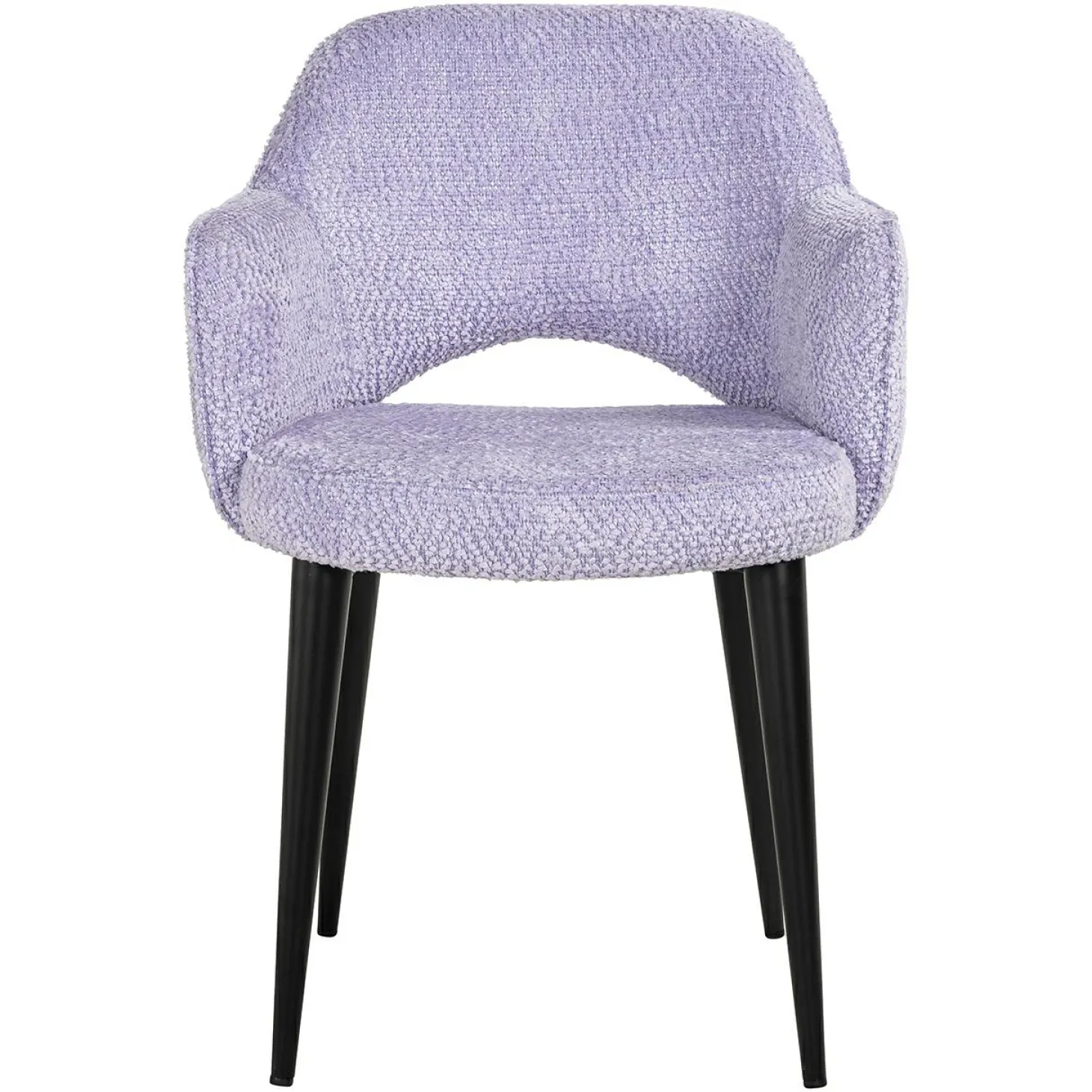 Eetkamerstoel Giovanna Chenille kleur Lavender - Loft24.nl