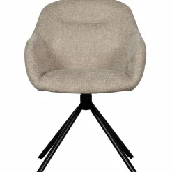 Eetkamerstoel Grant-Jaki Chenille - Zand - Loft24.nl