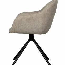 Eetkamerstoel Grant-Jaki Chenille - Zand - Loft24.nl