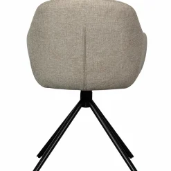 Eetkamerstoel Grant-Jaki Chenille - Zand - Loft24.nl