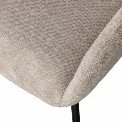 Eetkamerstoel Grant-Jaki Chenille - Zand - Loft24.nl