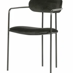 Eetkamerstoel Ivy Velvet - Zwart - Loft24.nl