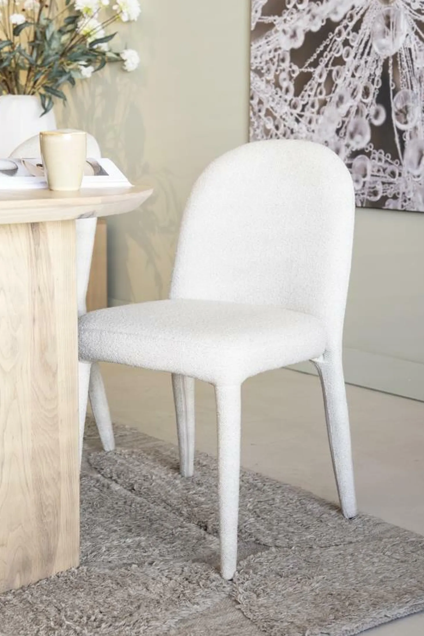 Eetkamerstoel Jaxx kleur Taupe - Loft24.nl