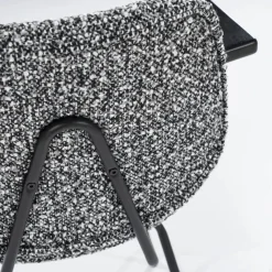 Eetkamerstoel Jon met armleuning - Zwart - Loft24.nl