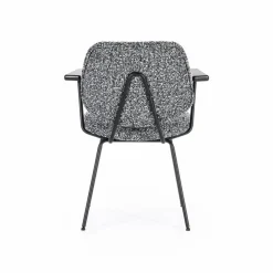 Eetkamerstoel Jon met armleuning - Zwart - Loft24.nl