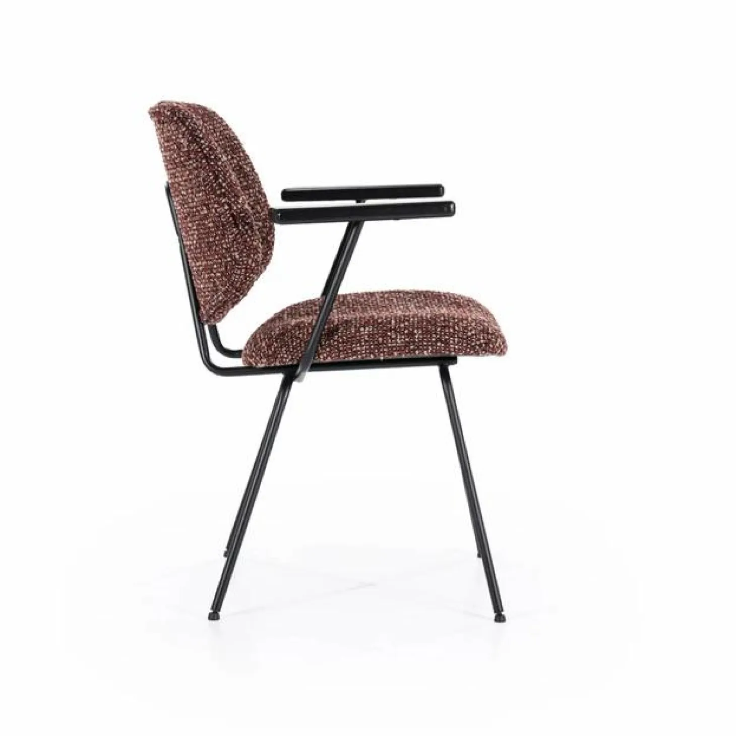 Eetkamerstoel Jon met armleuning - Rood - Loft24.nl