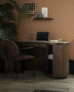 Eetkamerstoel Jon met armleuning - Rood - Loft24.nl