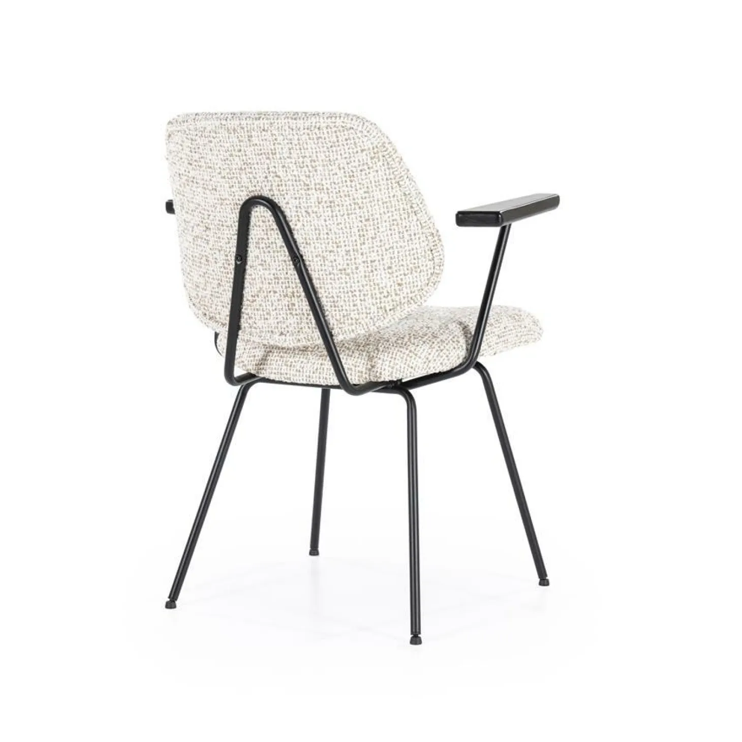 Eetkamerstoel Jon met armleuning - Beige - Loft24.nl