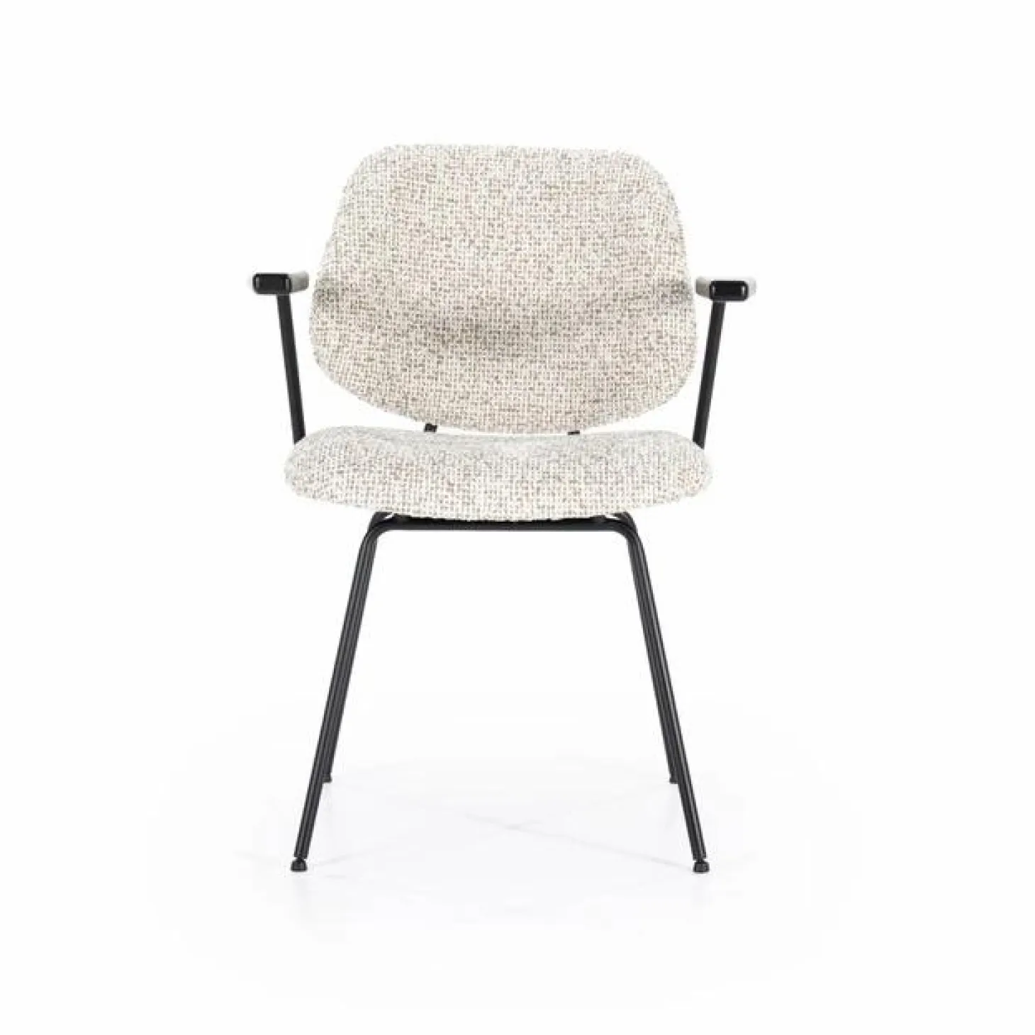 Eetkamerstoel Jon met armleuning - Beige - Loft24.nl