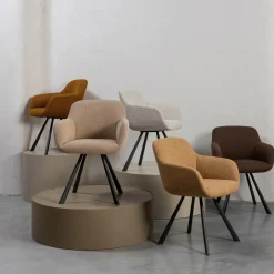 Eetkamerstoel Juno Mesh - Naturel - Loft24.nl