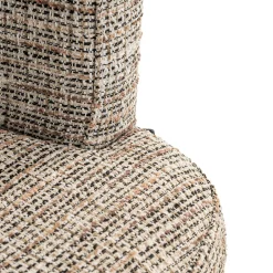 Eetkamerstoel Lana Graffic stof kleur Beige - Loft24.nl