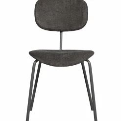 Eetkamerstoel Link Chenille - Bruin/Grijs - Loft24.nl