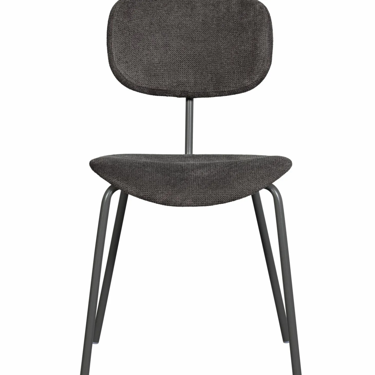 Eetkamerstoel Link Chenille - Bruin/Grijs - Loft24.nl