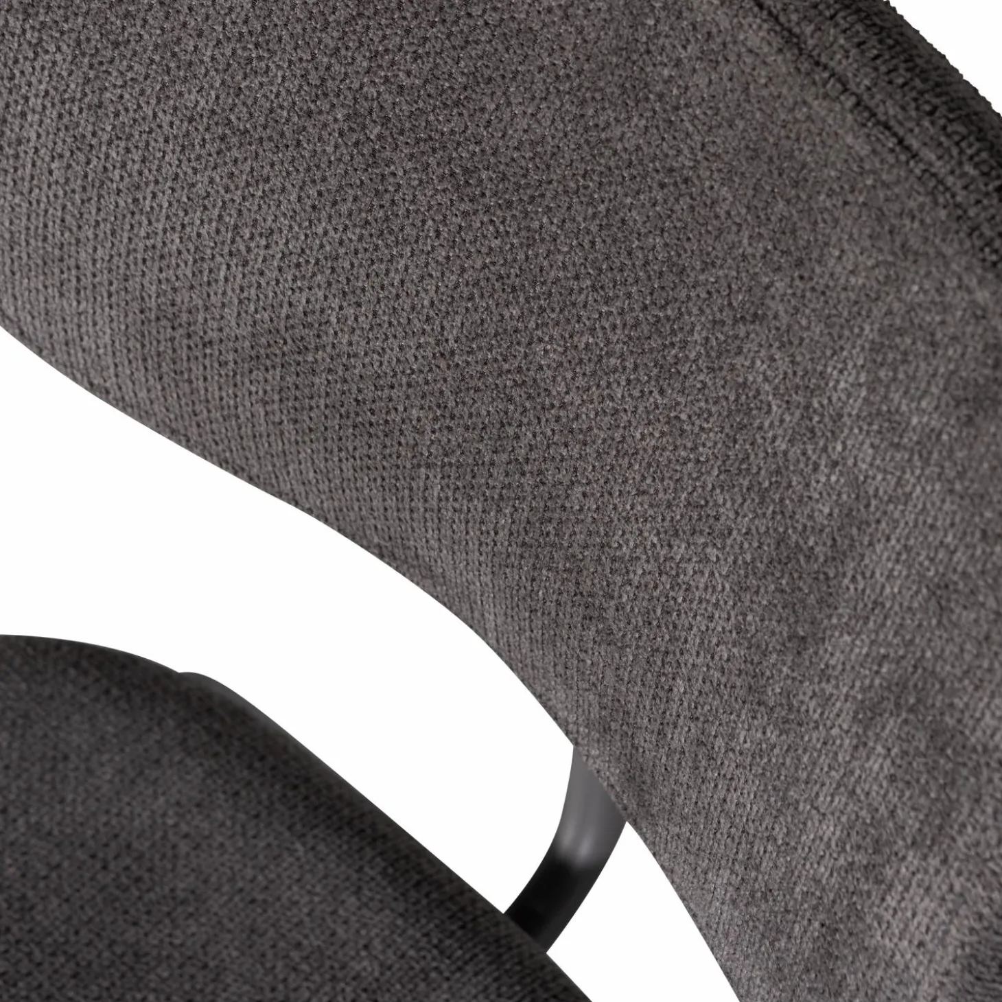 Eetkamerstoel Link Chenille - Bruin/Grijs - Loft24.nl