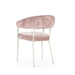 Eetkamerstoel Lizzy - Roze - Loft24.nl