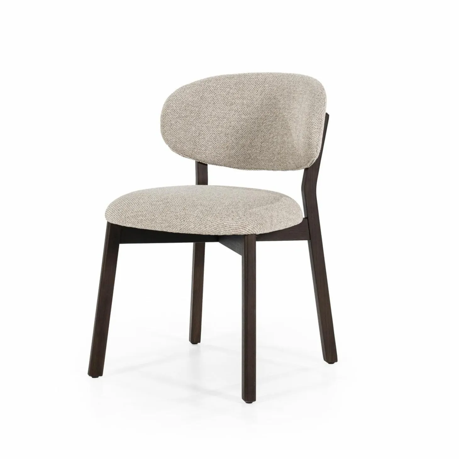 Eetkamerstoel Mikky Bruin - Taupe - Loft24.nl