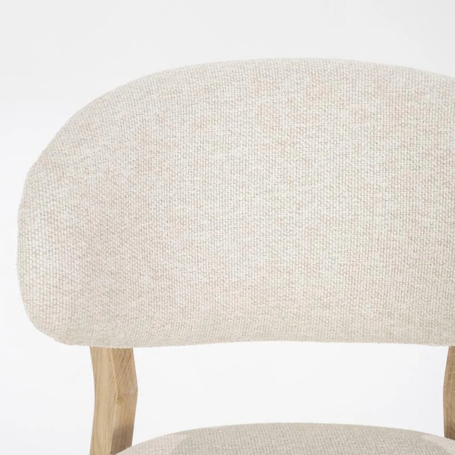 Eetkamerstoel Mikky Naturel - Beige - Loft24.nl