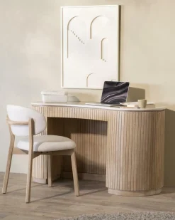 Eetkamerstoel Mikky Naturel - Beige - Loft24.nl