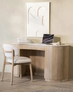 Eetkamerstoel Mikky Naturel - Beige - Loft24.nl