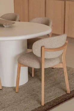 Eetkamerstoel Mikky Naturel - Taupe - Loft24.nl