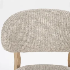 Eetkamerstoel Mikky Naturel - Taupe - Loft24.nl