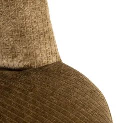 Eetkamerstoel Morton Velvet kleur Olijfgroen - Loft24.nl