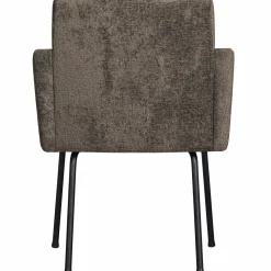 Eetkamerstoel Mount Chenille - Grijs/Bruin - Loft24.nl