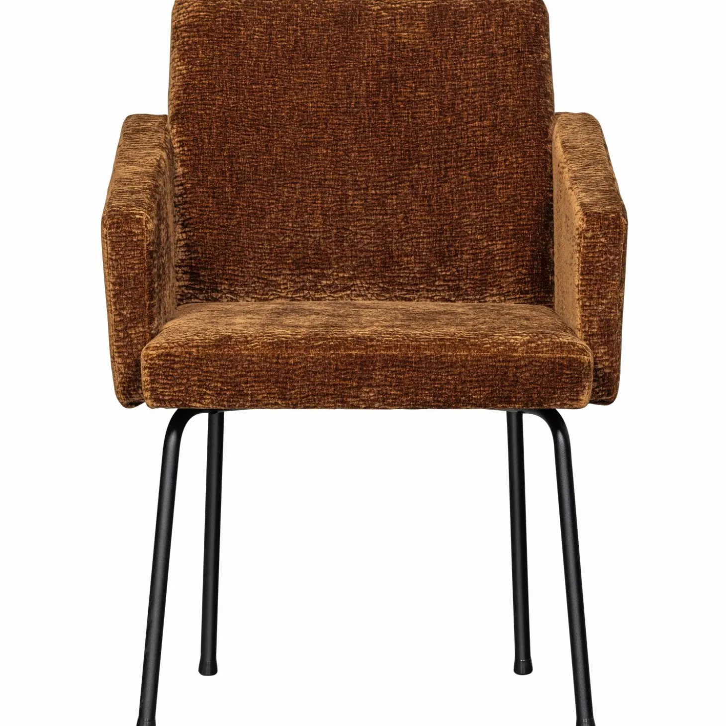 Eetkamerstoel Mount 3D Chenille Middenbruin - Loft24.nl