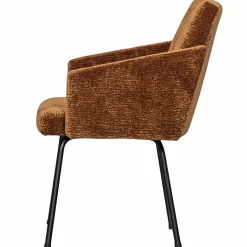 Eetkamerstoel Mount 3D Chenille Middenbruin - Loft24.nl