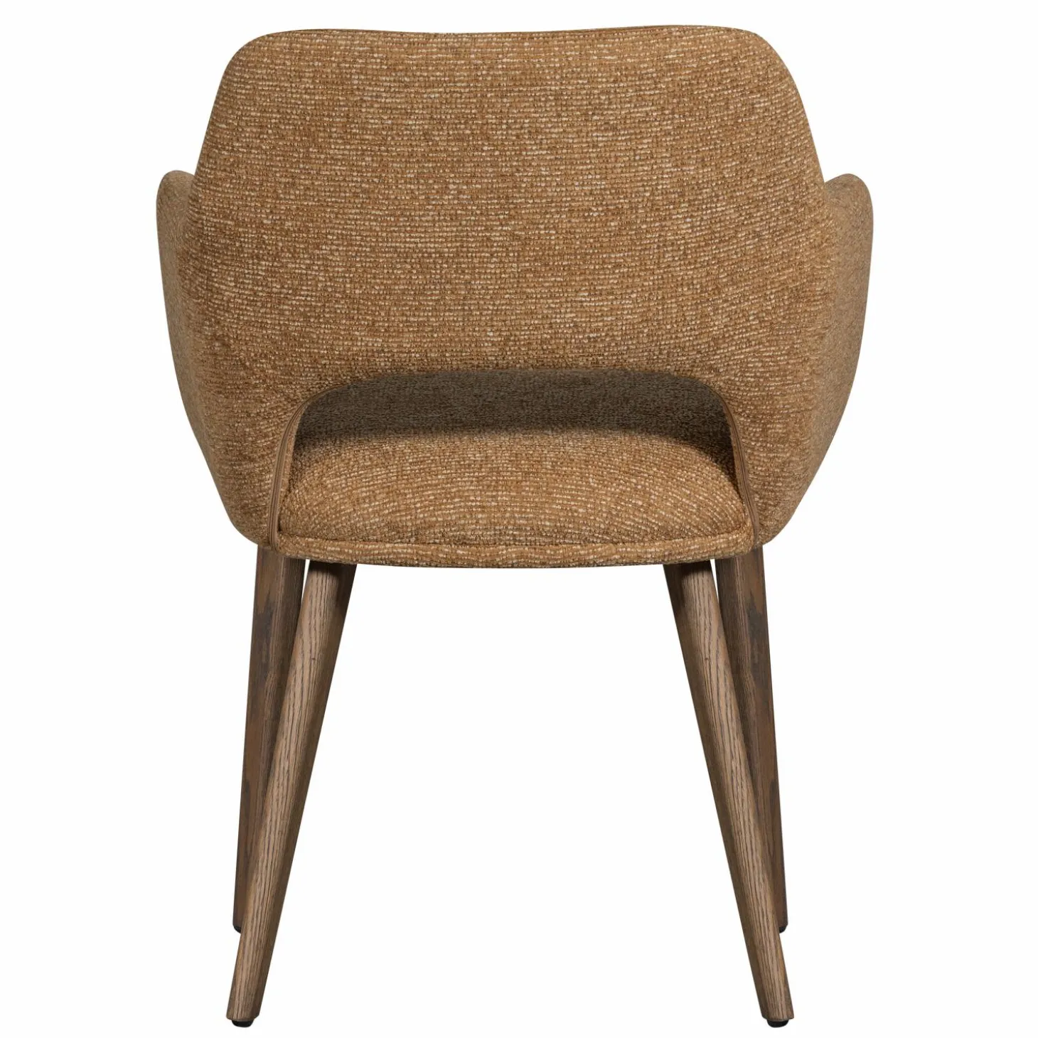 Eetkamerstoel Murat Bruin onderstel - Geel/Bruin - Loft24.nl