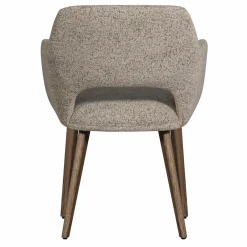 Eetkamerstoel Murat Bruin onderstel - Naturel/Bruin - Loft24.nl