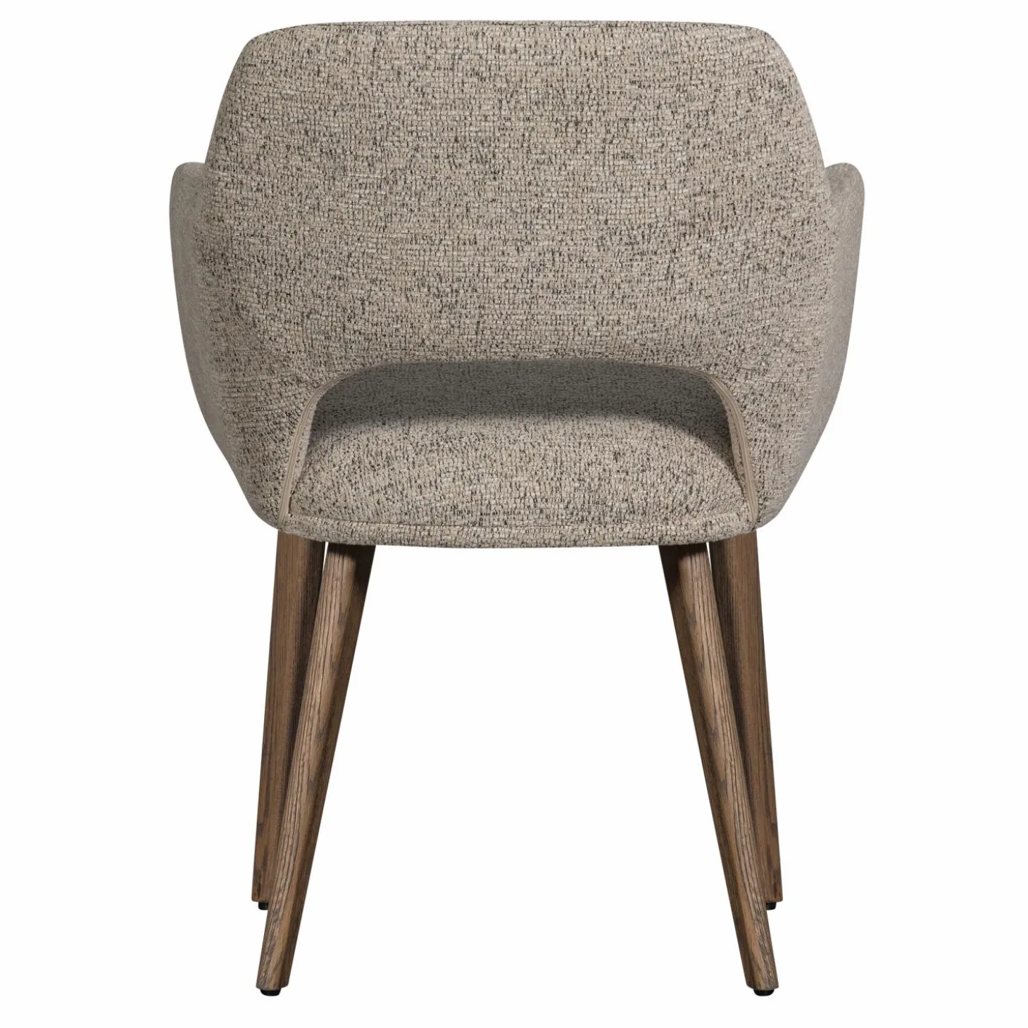 Eetkamerstoel Murat Bruin onderstel - Naturel/Bruin - Loft24.nl