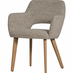 Eetkamerstoel Murat Naturel onderstel - Naturel/Bruin - Loft24.nl