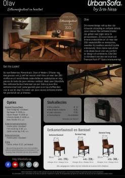 Eetkamerstoel Olav - zelf samenstellen - Loft24.nl