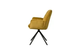 Eetkamerstoel Palma met armleuning - Grijs - Loft24.nl